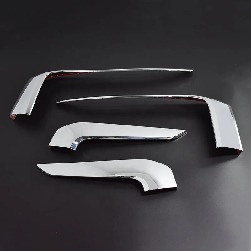 For L200 Triton 2019 2020 2021 Chrome Kits Front Bumper Trim for New Triton Accessories