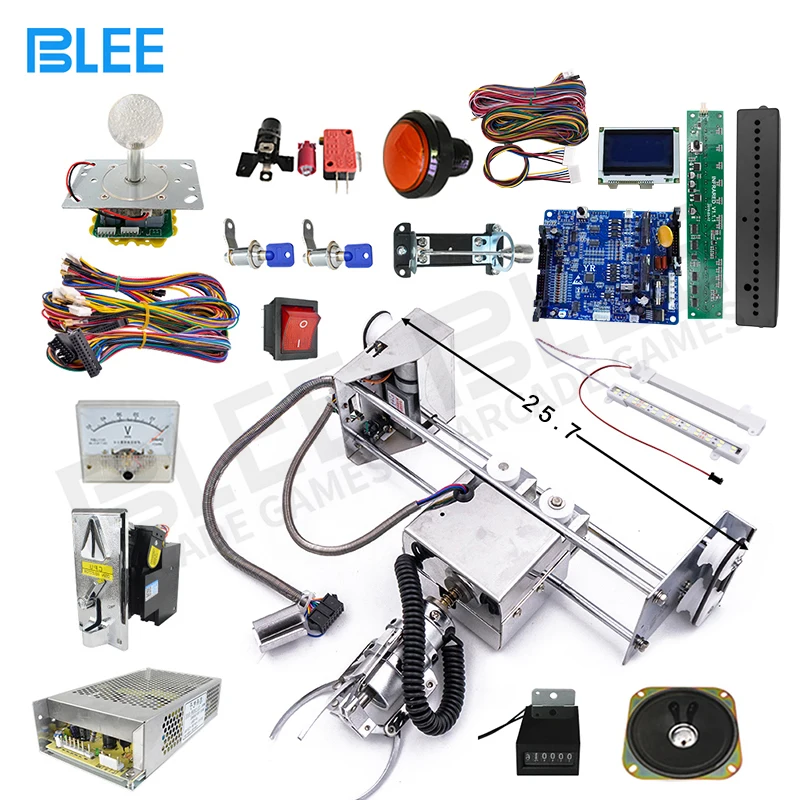 Full Crane Kit Plush Mini Claw Machine Kit for Arcade Toy Crane Claw Machine Diy Kits Build Crane Claw Machine