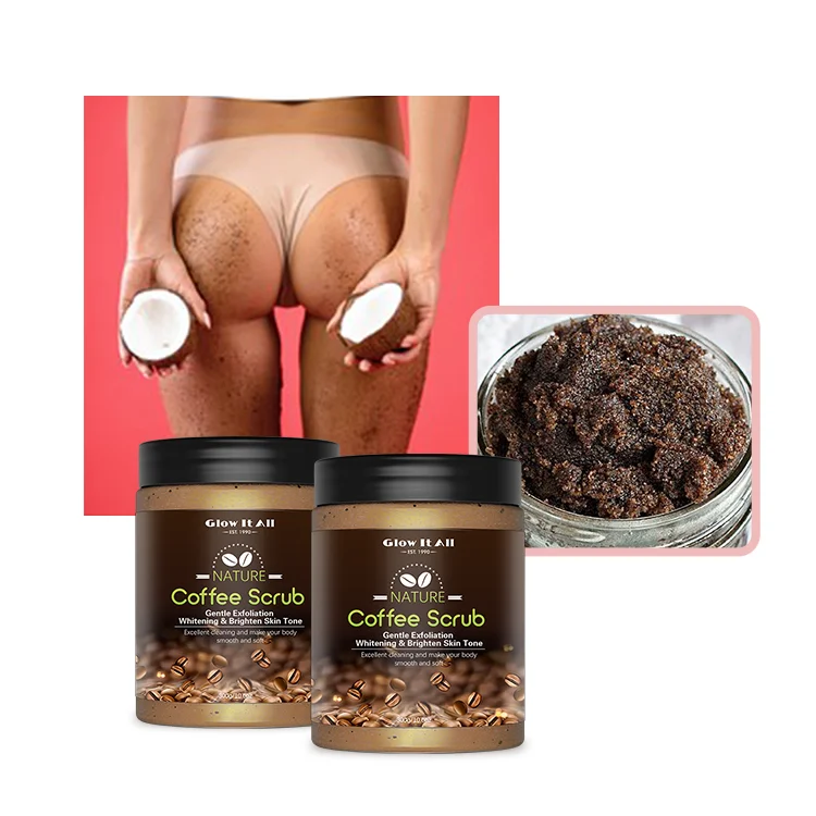 Светящиеся все это частная этикетка на заказ органическое отбеливание подтяжки лица и тела кофе скраб наборы