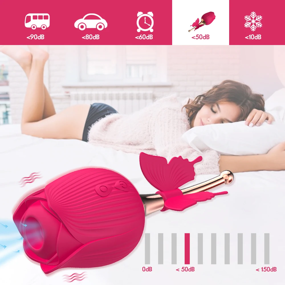 Ultimate Rose Realistic Dildo Vibrator with Extender Pink Vibrator for Added Pleasure