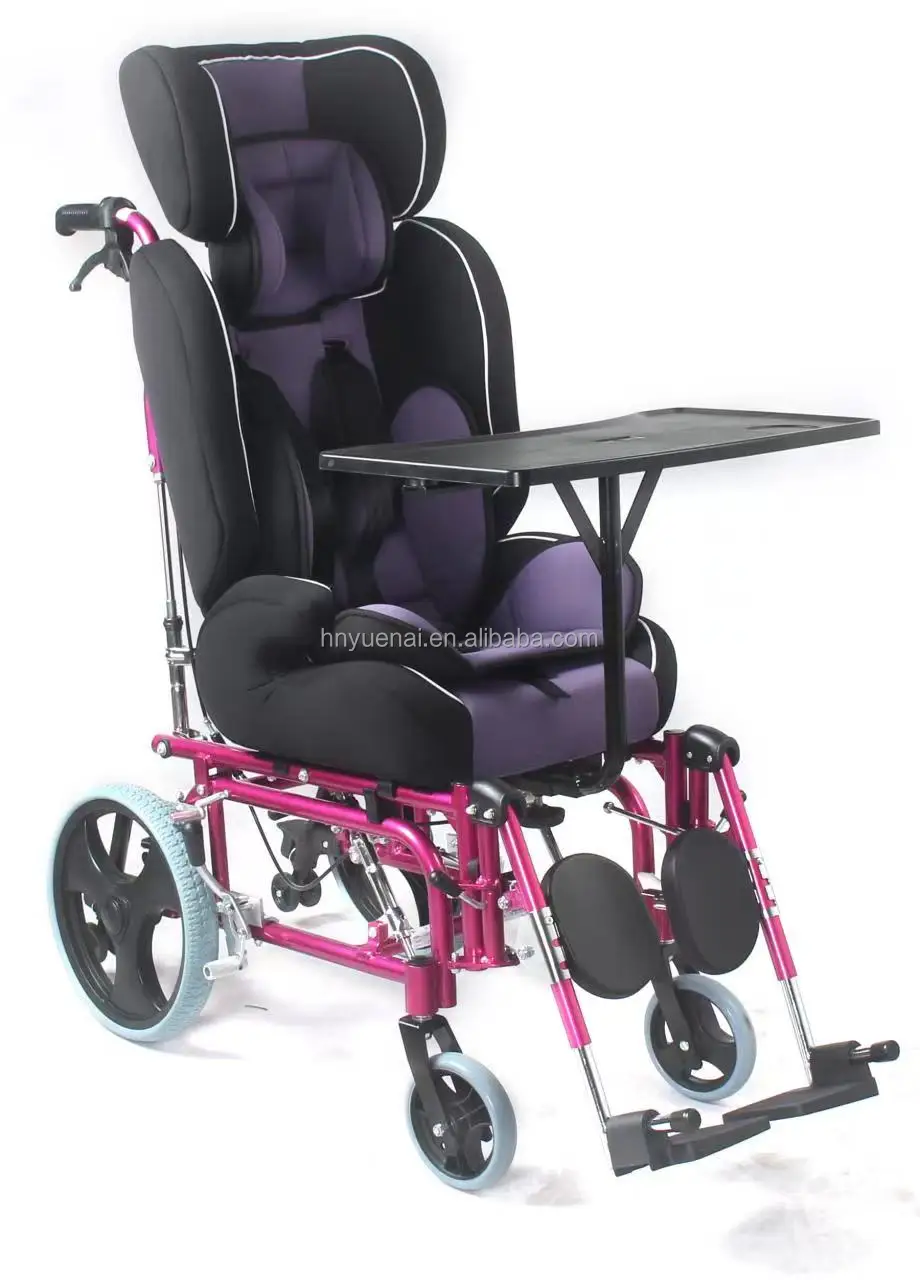 Medical Supplies Quadriplegic Cerebral Palsy Wheelchairs for Children Aluminum Light Weight Wheelchair Hot Sale Good Price