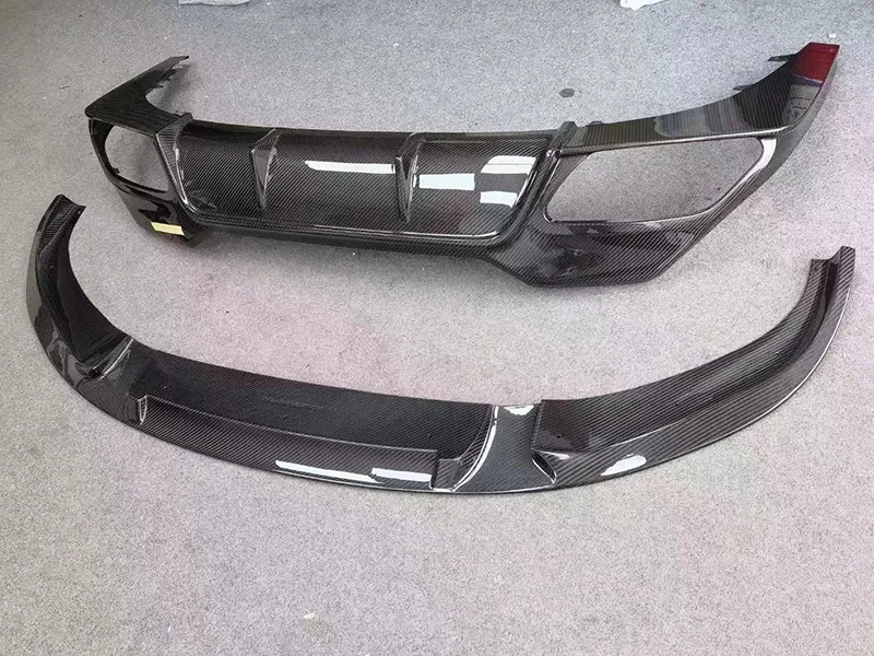 rear spoiler bumper lip diffuser body kit for bmw 8 series g14 g15 g16 3d style350-5