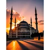 Mosquée du Crépuscule - Blanc et bleu