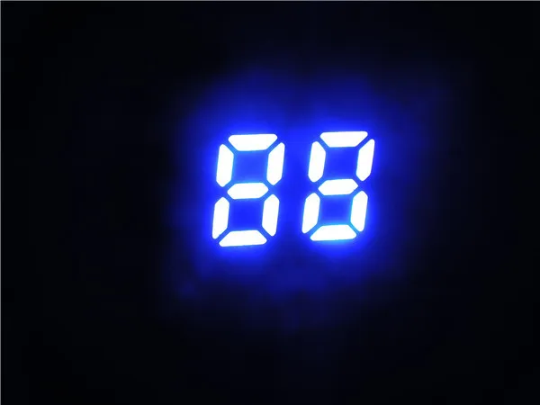 Mini 0.25 Inch 7 Segment Led Display  2 Digit 88 Blue Seven Segment Display 0.25'' CC 12*7mm