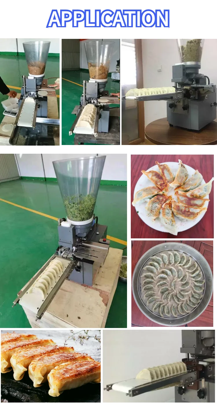 semi automatic japan Japanese gyoza making machine dumpling maker machine