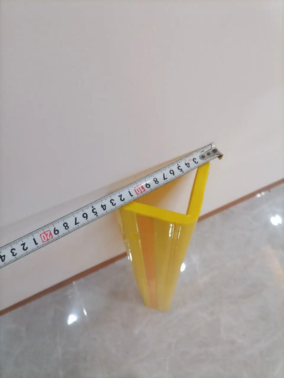 yellow plastic wall corner guard protector