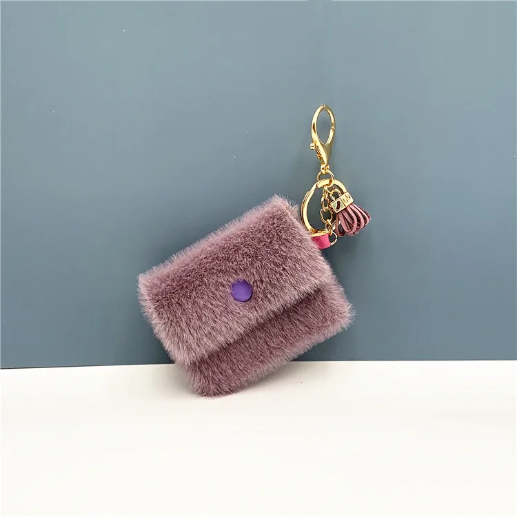 Wholesale Cute Coin Purse Plush Mini Keychain Women Candy Color Soft Coin  Key Case Storage Bag Girls Small Wallet Portable Bag Accessories From  m.