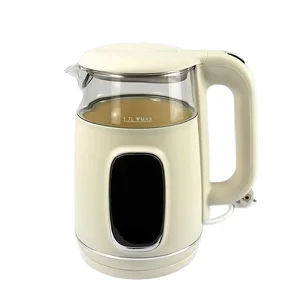 NEW Cordless Glass Electric Kettle with Keep Warm Function 1.0L Capacity for Hotel & Outdoor Use Household Appliance