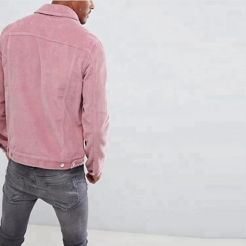 Pink corduroy clearance jacket mens