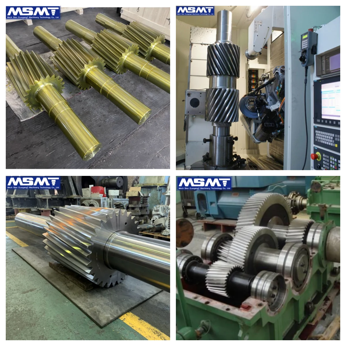 定制糖磨齿轮轴锻造高品质斜齿轮滚轴非标大小齿轮轴