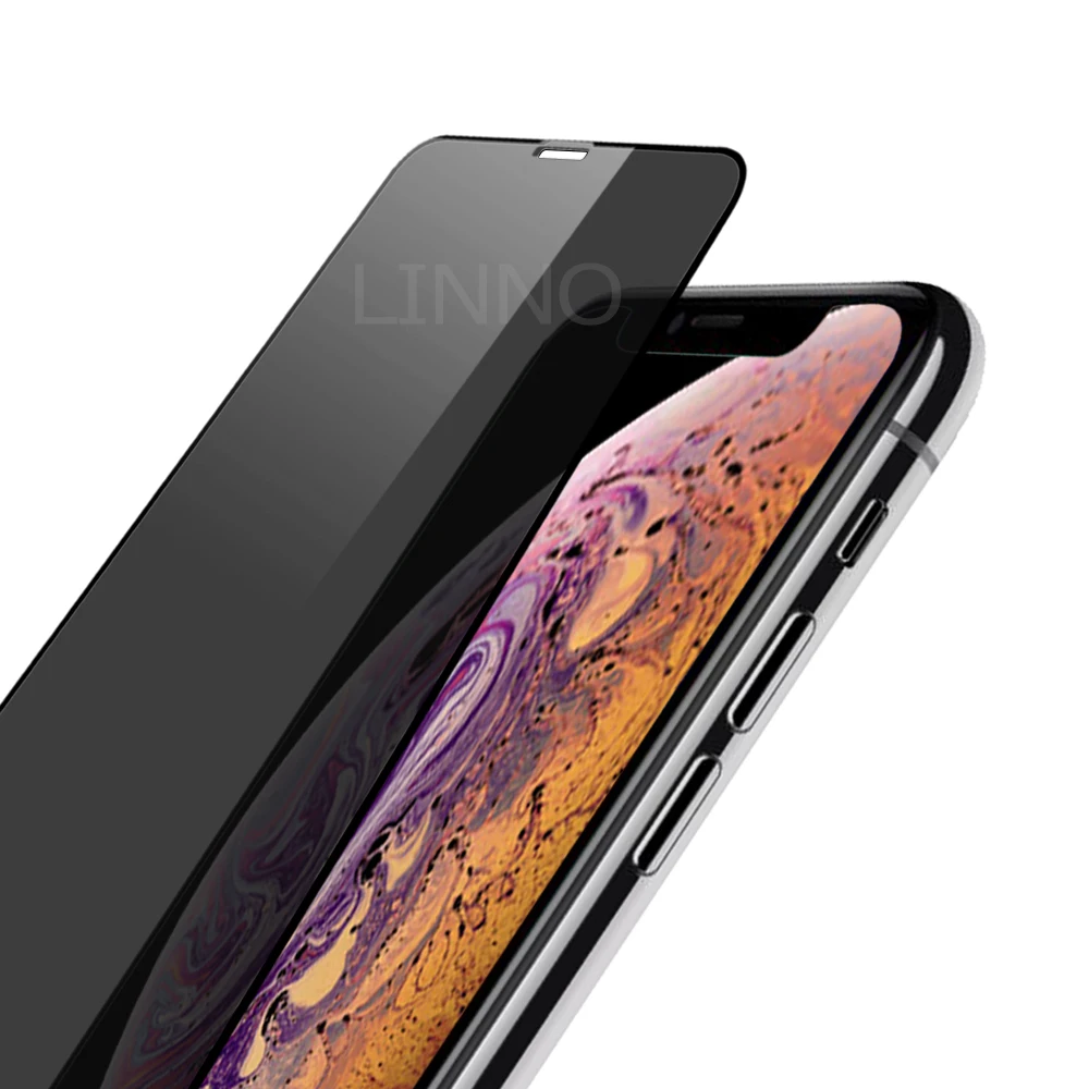 Заводская цена 3D Изогнутые конфиденциальности Анти выглядывания закаленное стекло экран протектор для iPhone 11 Pro MAX