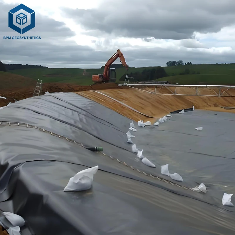Black Plastic HDPE Rolls for Mining in Philippines 15mm & 2mm Density for Heap Leaching Canal Lining Made EPDM PVC Polyethylene