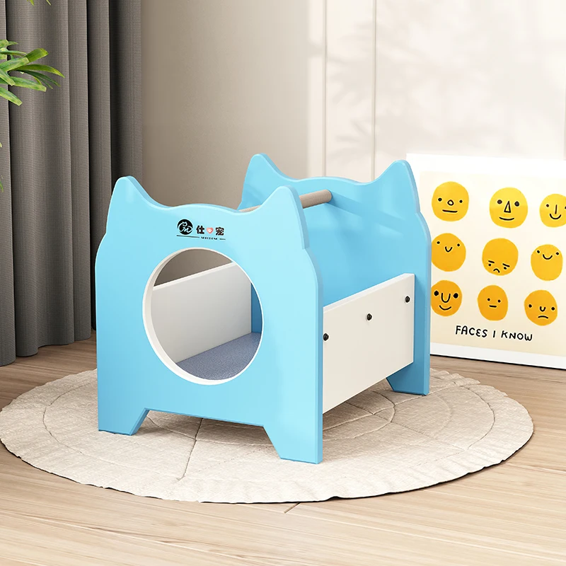 モデル Cheap Price Pet Beds Small Animals Bed Home Cats Dogs 4season Using Sleeping Nest Cat And