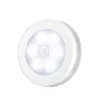 Circular silver-white light