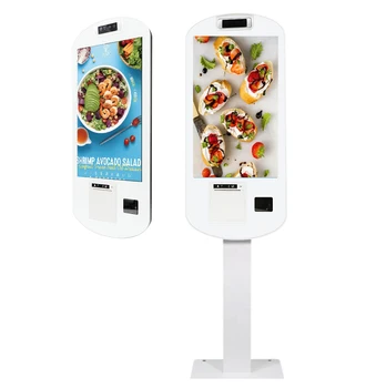Free Sample Self Service Order Kiosk Machine Self Service Payment Kiosk for Supermarket Restaurants