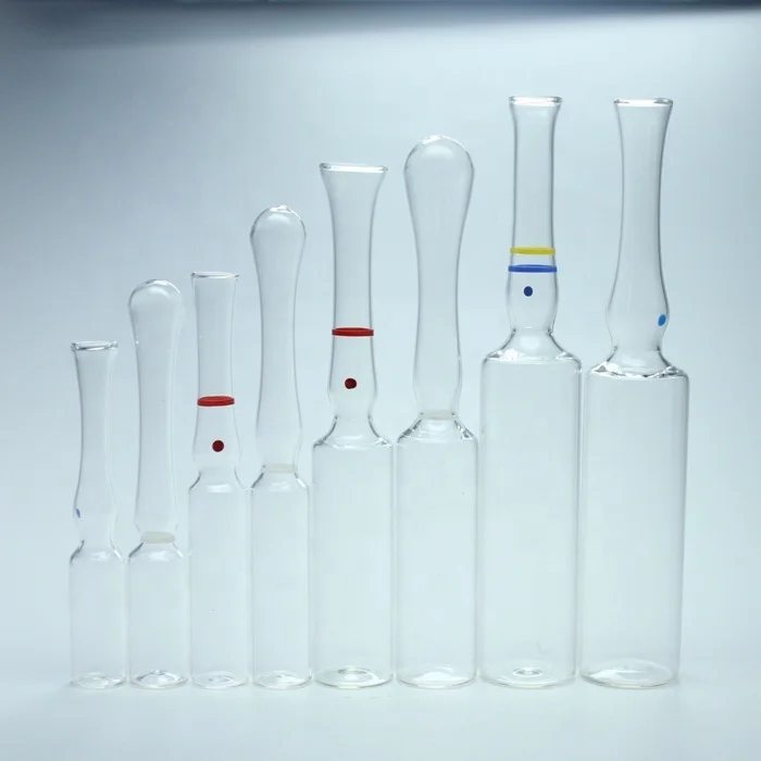 1ml 2ml 3ml 5ml 10ml 20ml Medical Injection Glass Ampoule