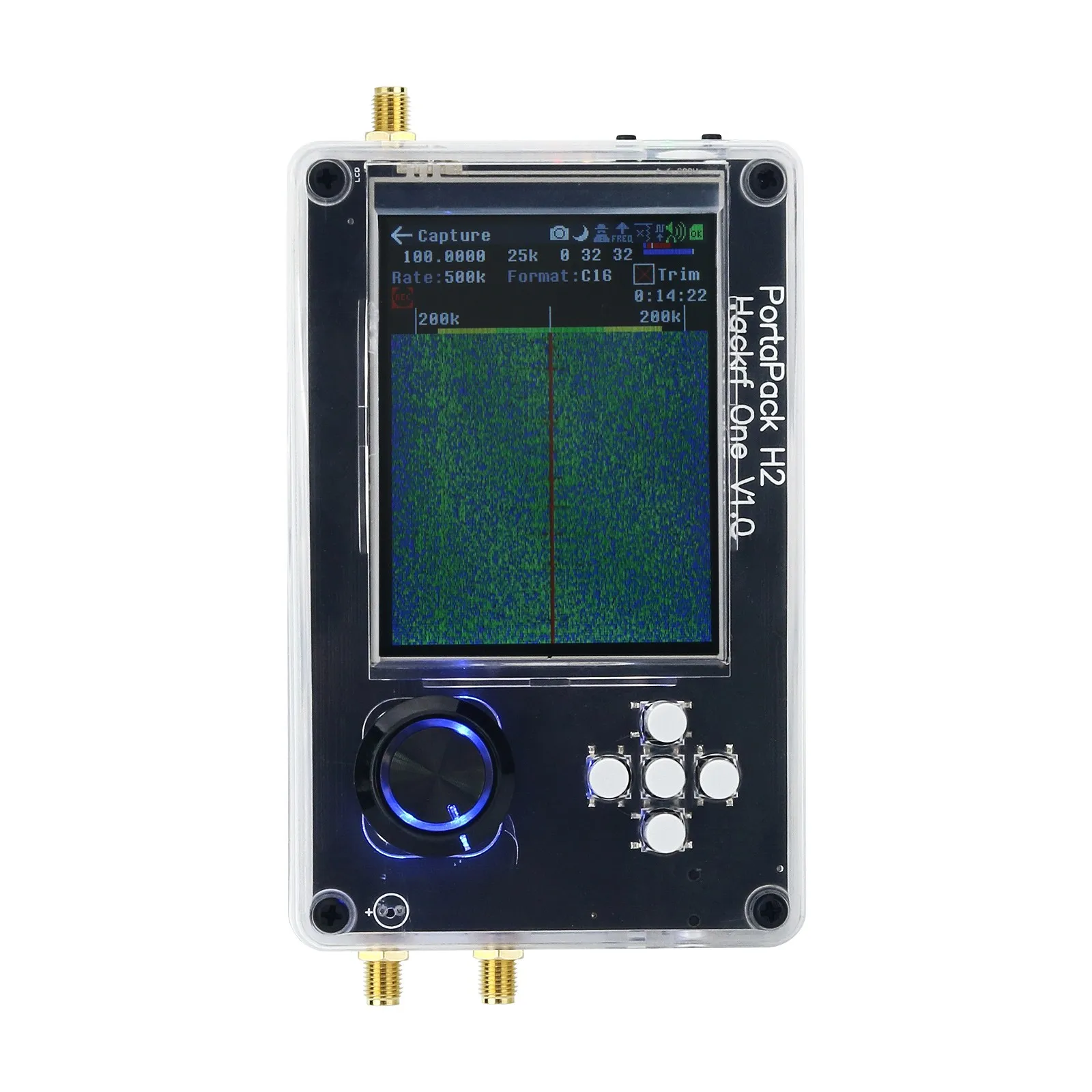 Hackrf One R9 V2.0.0 with Upgraded Portapack H2 & Antennas