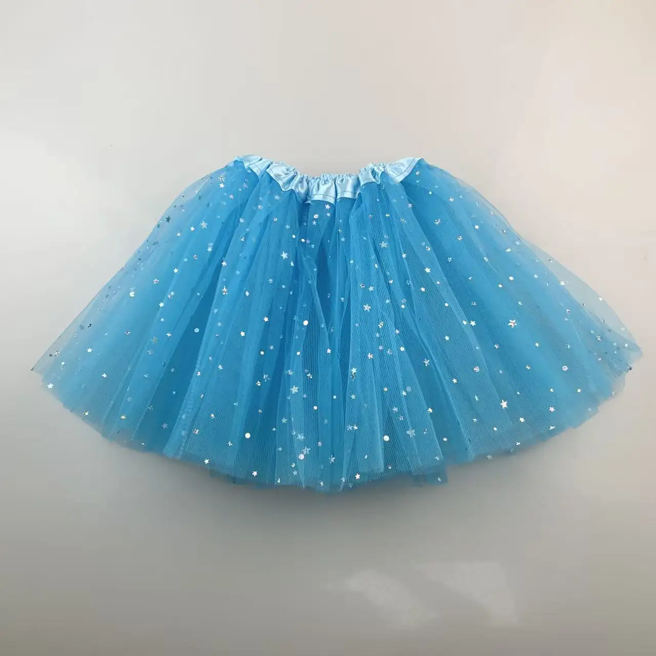 Women's Sheer Tulle Carnival Costume - 3-Layer Voluminous Mini Skirt Festive Performance Outfit Christmas Party Skirt