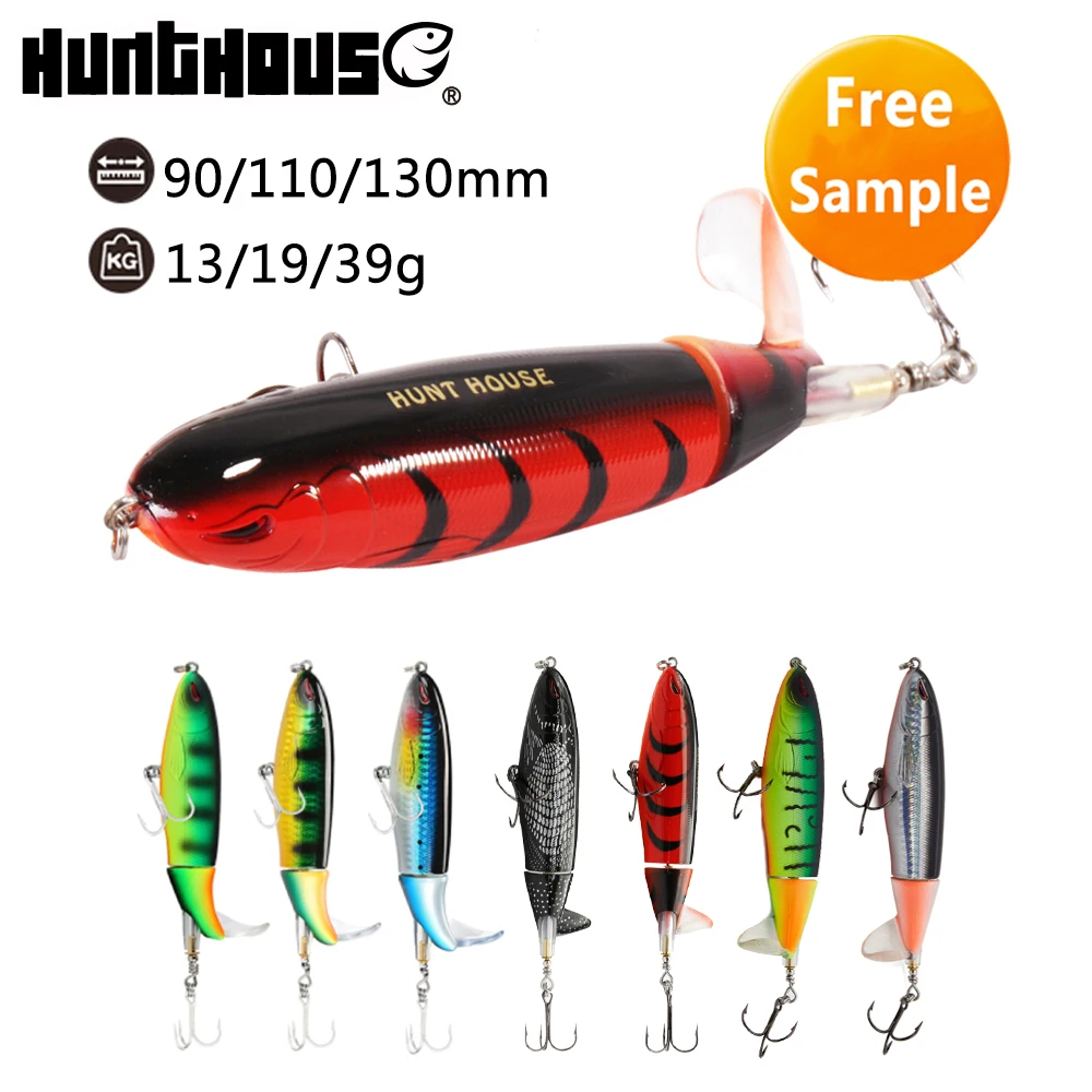 Topwater Whopper Plopper Fishing Lure 9cm 11cm 13cm - TopWater Lure -  Finish-Tackle