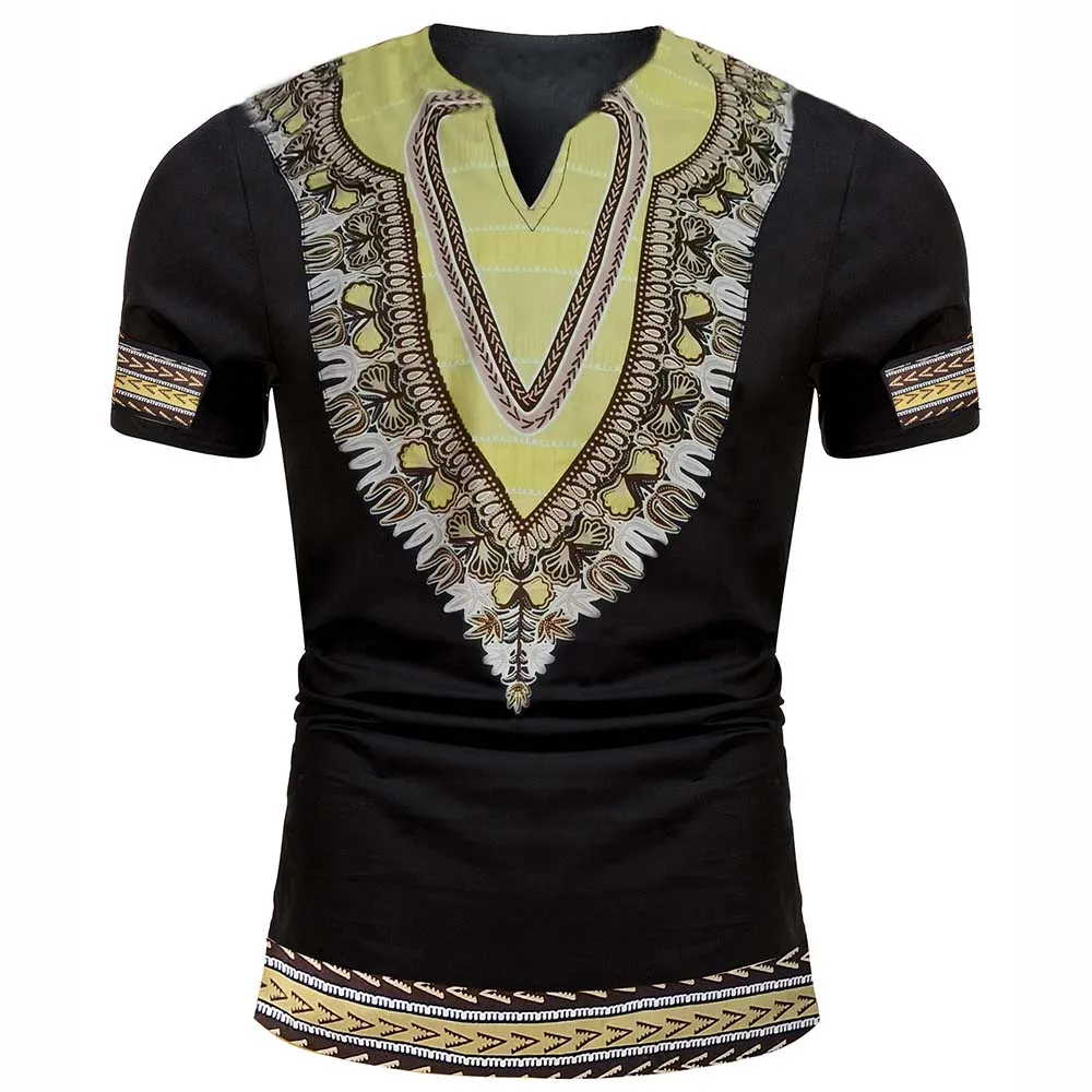 Women’s African Print Top — Ankara Dashiki Sleeveless Shirt, Handmade Wax Fabric Ethnic Blouse