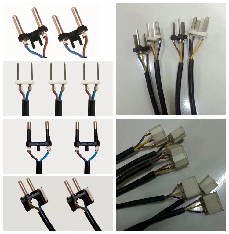 Fully Automatic Power Cord Making Machine Cutting Stripping Crimping Machine