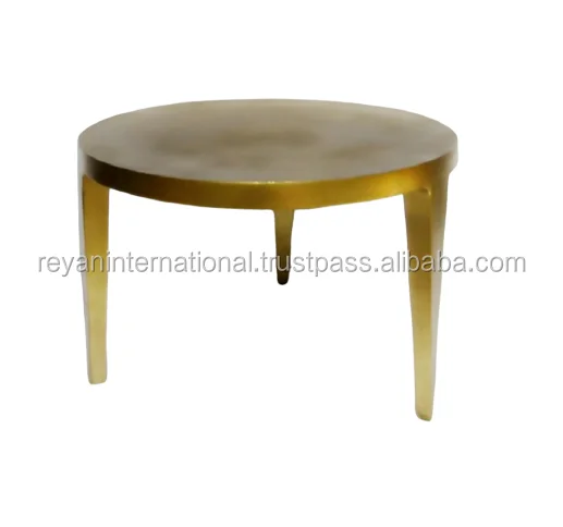 Antique Brass Finished Round Cast Aluminium Low Coffee Table Buy Antique Brass Finished Round Cast Aluminium Low Coffee Table High Quality Low Price Wholesale Custom Handmade Coffee Tables Exporters Manufacturers Wholesalers Suppliers Of