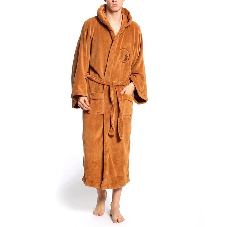 Men's Hooded Robe, Luxury Loungewear