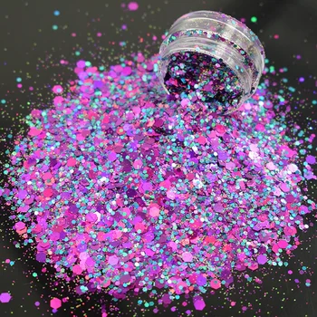 Wedding Decoration Eyeliner Paint Holographic Pink Face Gold Body Cosmetic Chunky Glitter Mix