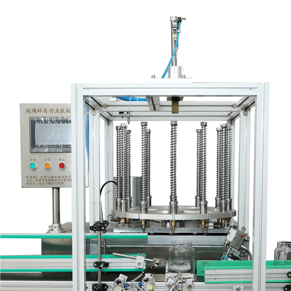 Factory Custom New Fully Automatic Candle Cotton Wick Gluing Machine Wick Inserting Machine For Candle Cup