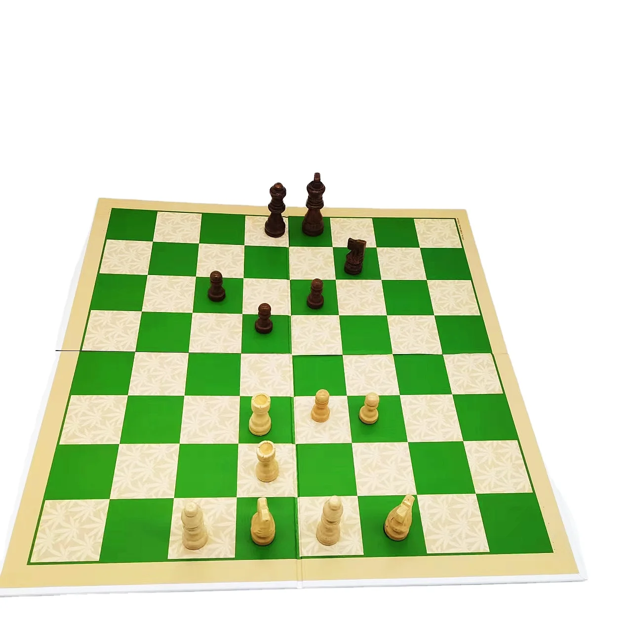 Top grade conjunto de xadrez tradicional madeira dobrável clássico