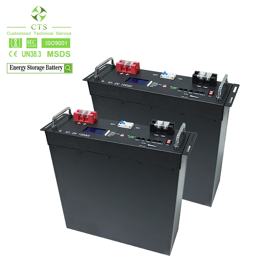 CTS factory price home energy storage battery 48v 100Ah 200AH 300aH 400ah 500aH solar lifepo4 48v battery pack