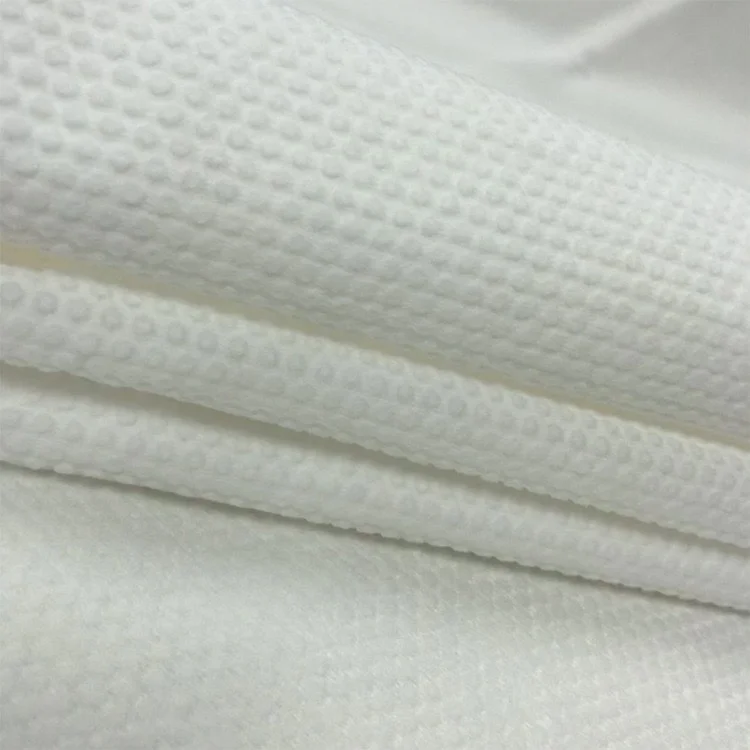 Moisture Absorption Hygiene Disposable Plain Dot Cross 90 Gms 70g Breathable Spunlace Nonwoven Non-woven Fabric for Wet Tissue