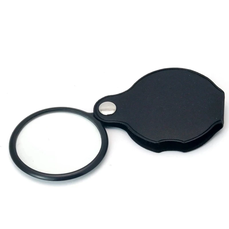 Portable Folding Magnifying Glass Handheld Pocket Microscopes Magnifier ...