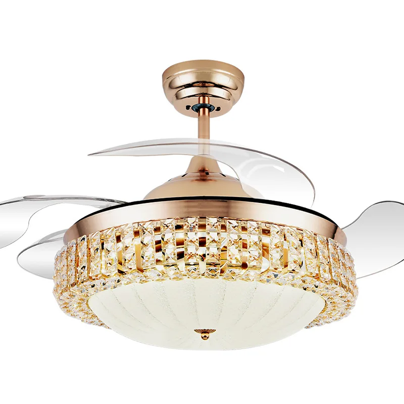 42inch  ceiling fan lamp modern ceiling fan with light crystal fan light with remote