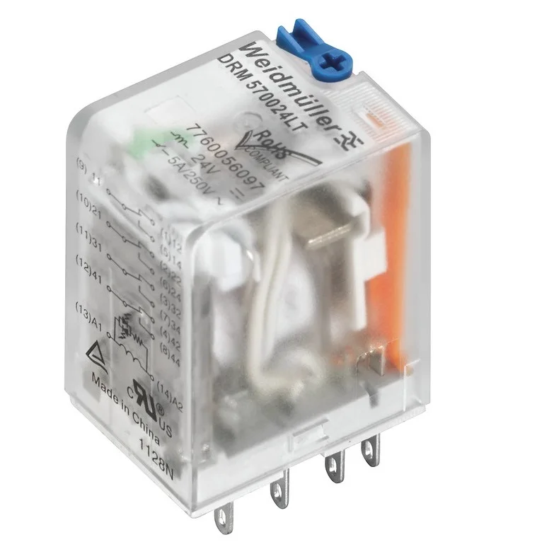 Weidmuller DRM570024LT LED Relay 7760056097 Electromagnetic Theory with Sealed Protection