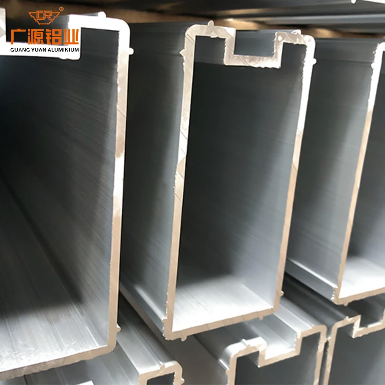 T5 Cladding 6063 T5 Tempering Aluminium Extrusion Profile for Curtain Wall Cladding