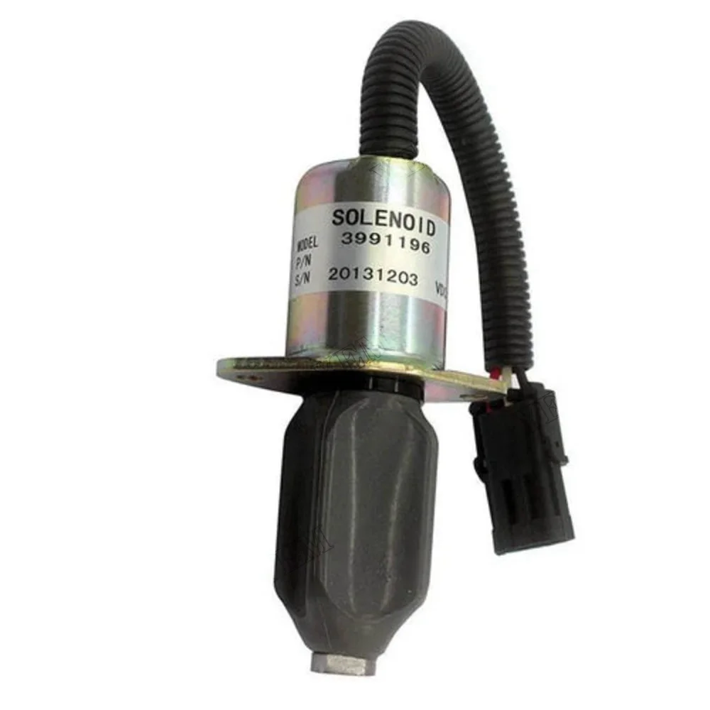 Fuel Solenoid 3991196 for Liebherr Excavator R914 +