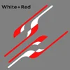 สีขาวและสีแดง