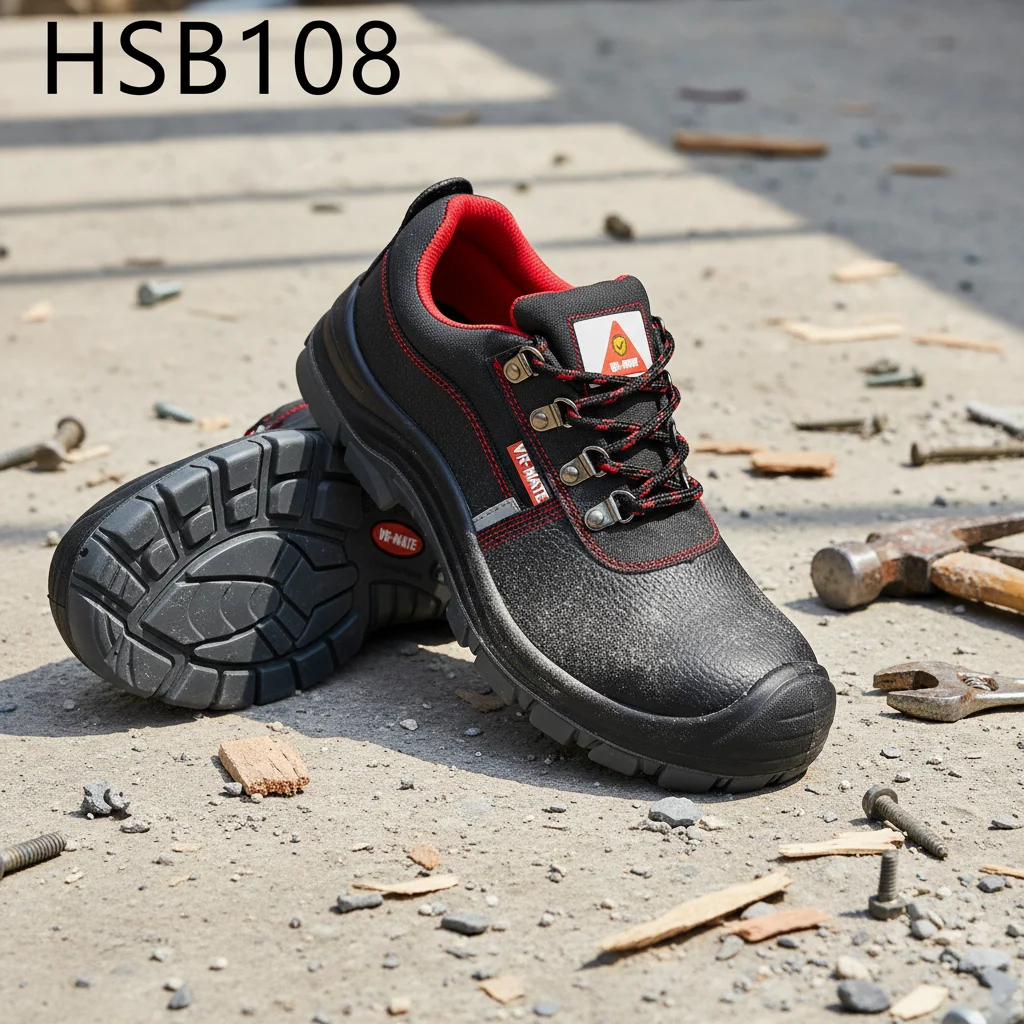 ZYF,tough Environments Anti-starch Embossed Leather Safety Shoes Tunnel Excavation Anti-acid&alkali Outsole  Work Boots HSB108