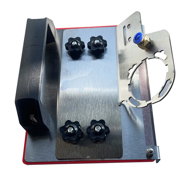 45 Degree Tile Chamfering Tool For Angle Grinder - Secure Clamp, Adjustable 1-3mm Cuts, Universal Fit For 100 Type Grinder