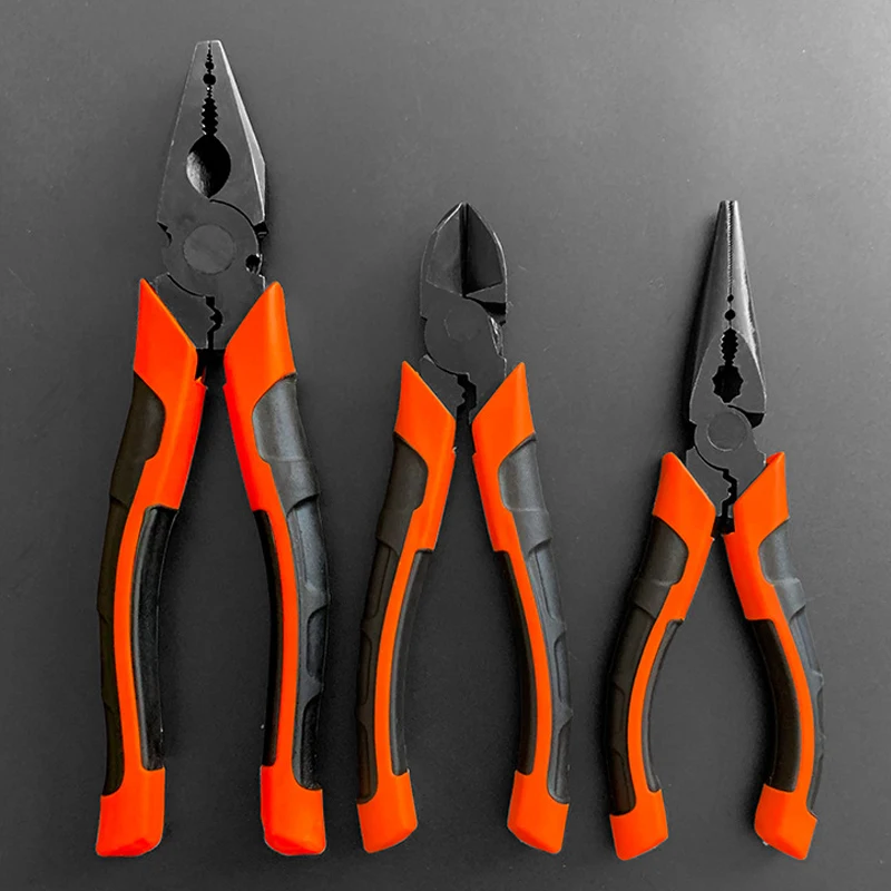 Hand tools combination plier industrial siding long nose cutting pliers tool set