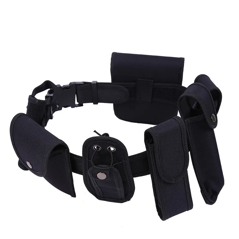 Wholesale Outdoor Eight Piece Adjustable Multi-functional Belt for Training Sports Security and Duty Belts