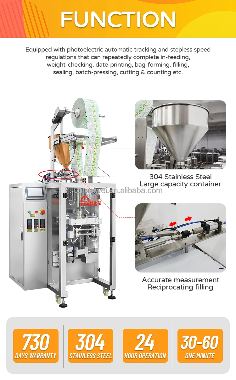 Automatic Single Line Irregular Shaped Sachet Packing Machine