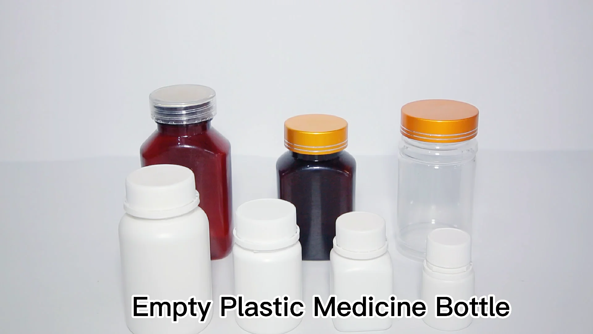 100cc 120cc 150cc 175cc 200cc Matte Black White Plastic Capsule Bottles