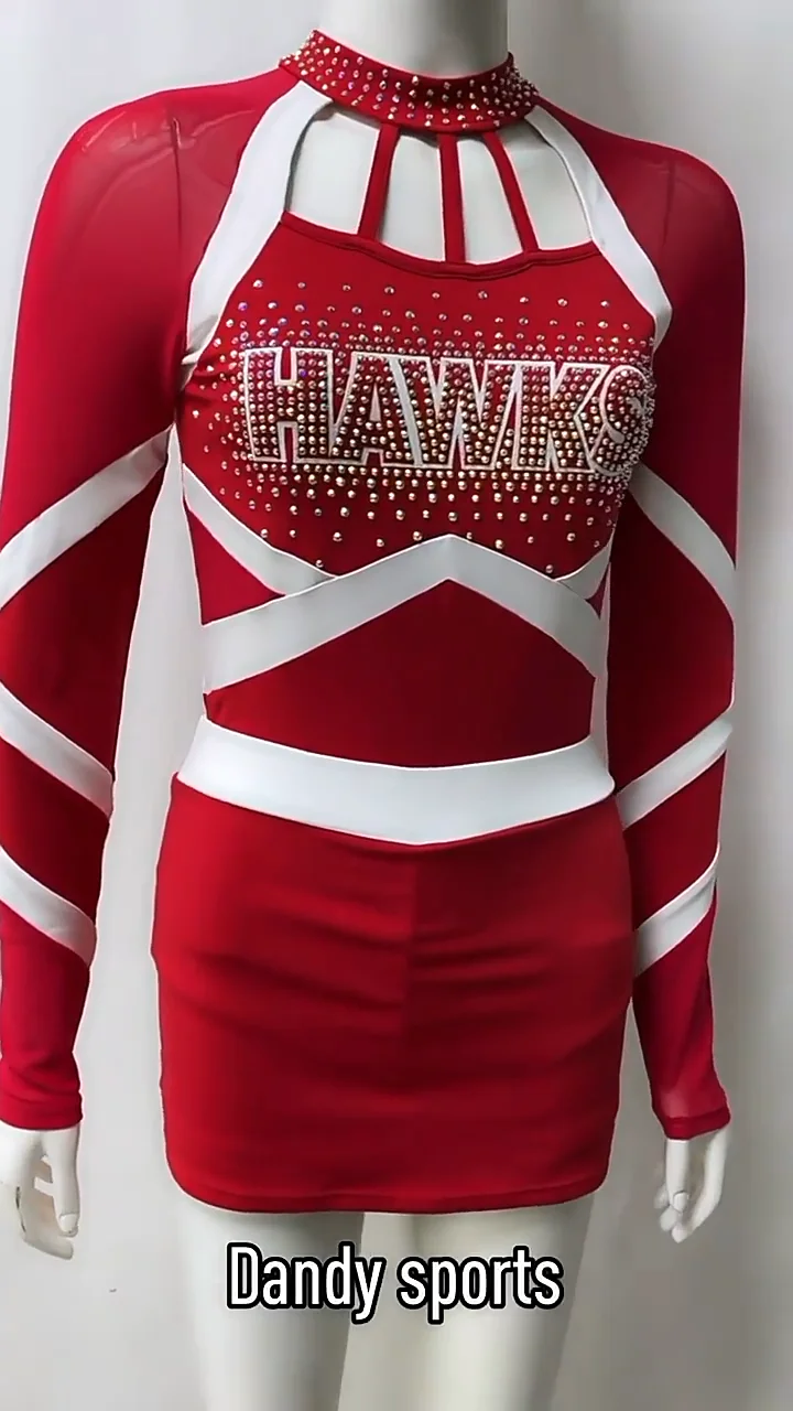 Custom Sublimated Logo Cheer Dance Costume All Star Cheerleading