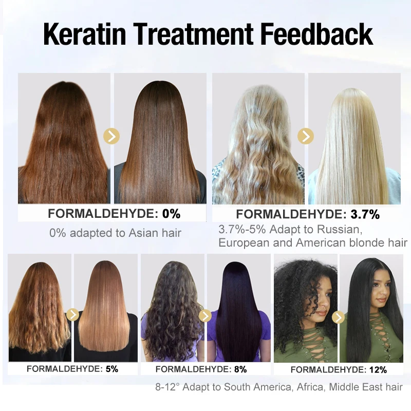 Perawatan Keratin murni Brazil, perawatan Keratin organik untuk rambut  rusak 1000ml