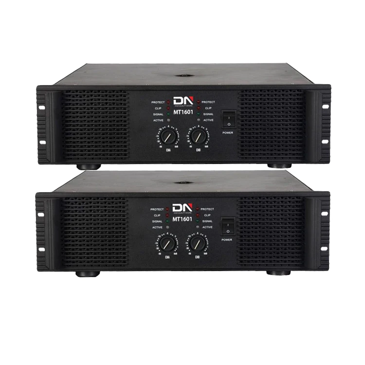 3U 1700w Class H 2ch 2 Two Channel Professional Stereo Dj m Audio Power Amplifier for Concerts