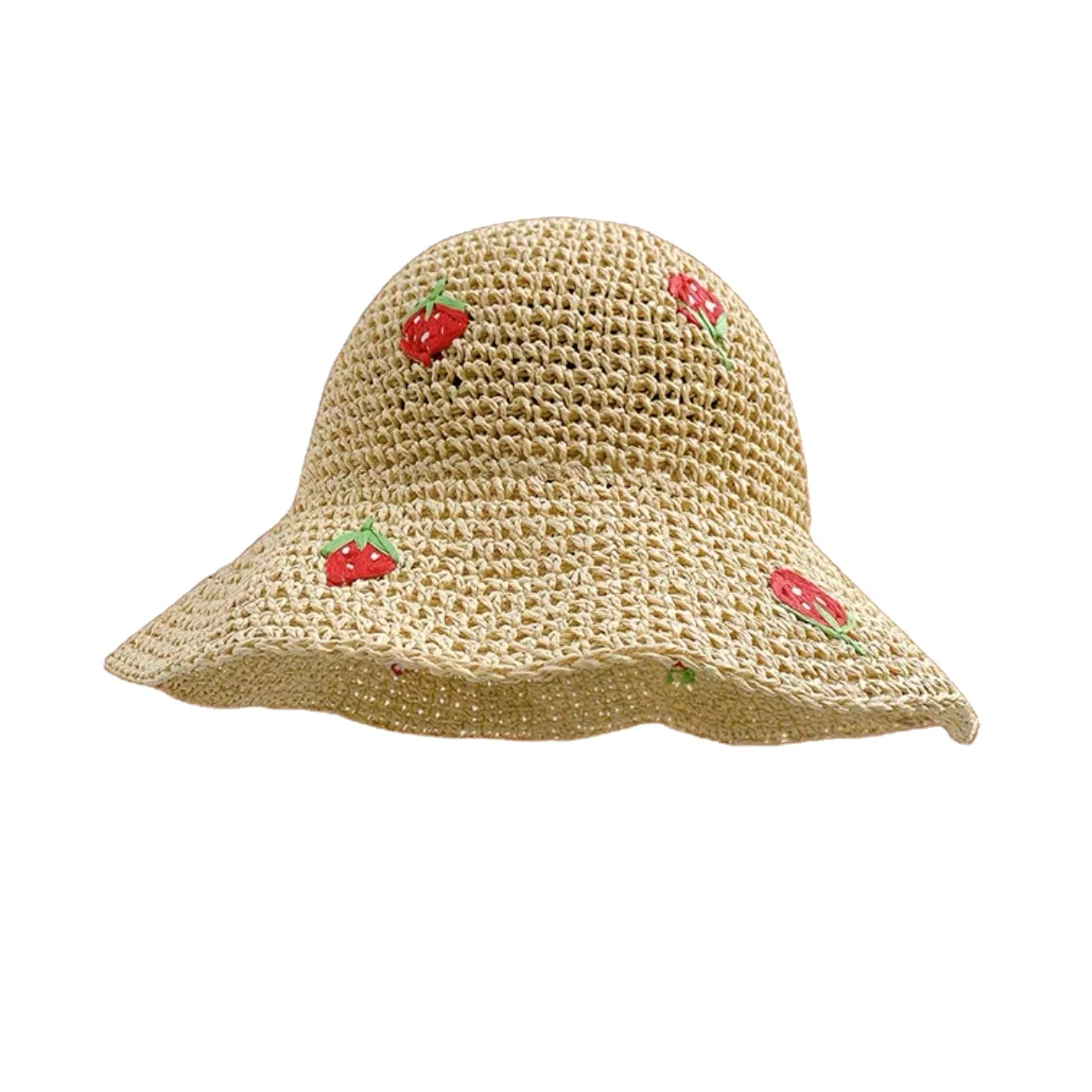 Custom Stylish Floppy Bucket Fedora Wide Brim Crochet Summer
