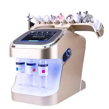 Multifunctional Water Snake Oxygen Facial Machine with Skin Analyzer Home Use Beauty Equipment