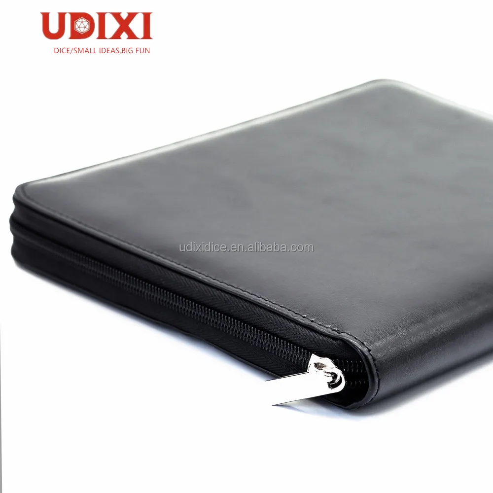 Udixi Leather Custom Made Dice Bag 5 Sets Dice Holder Rpg Zipper Custom Logo Dice Bag Buy Rpg
